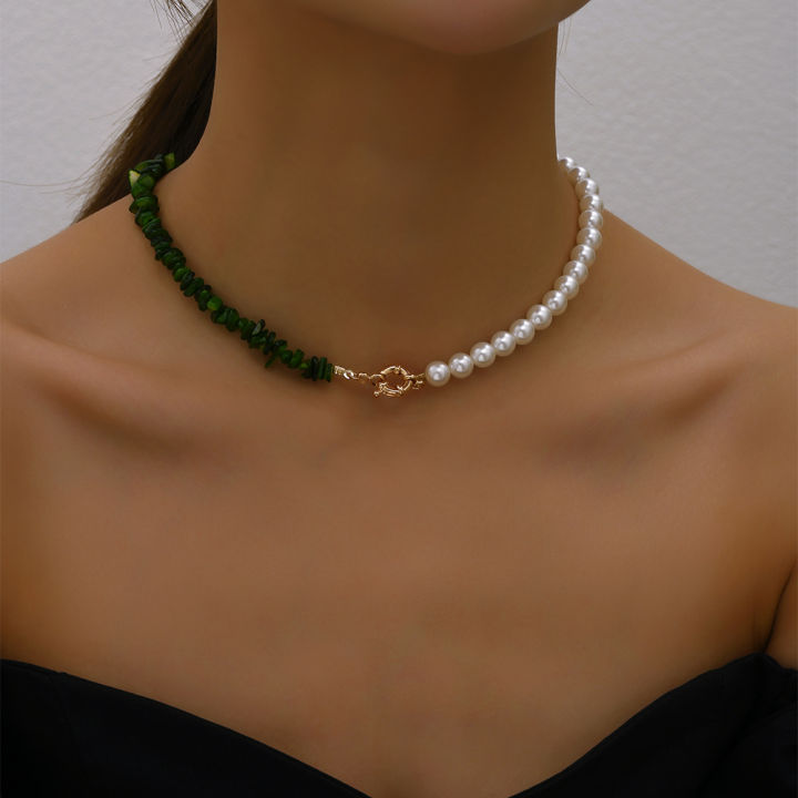 Trend%20Elegant%20Jewelry%20Wedding%20Multilayer%20Big%20Pearl%20Necklace%20For%20Women%20Fashion%20Imitation%20Pearl%20Gold%20Beads%20Choker%20Necklace%20N0401%20-%20Image%202