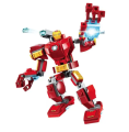 Marvel Avengers Superhero Lego Action Figure Bricks Spider-Man Iron Man Wolverine Movable Building Block Toy Assembled Model Gifts. 