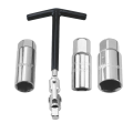NCANRUI Car Motorcycle Repairing Tool Kit Spark Plug Removal Tool Socket Wrench 16Mm /18Mm/21MmT-Handle Wrench. 