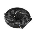 KOGEEK CF003-BK 14 inch 90W 12V Universal Car Slim Reversible Electric Radiator Cooling Fan Push Pull with Mounting Kit. 