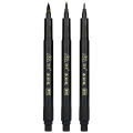 【ZOSR】[3pcs/Set] Calligraphy Pen Hand Lettering Pens Brush Lettering Pens Art Craft Supplies Office School Writing Tools. 