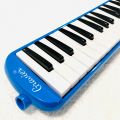 Gravier 32 Keys Melodica Made in indonesia with Soft Case 1 year warranty - Blue, pink, Green (13 Black Keys) Double Tubes Mouthpiece Air Piano Keyboard Musical Instrument with Carrying Bag - Blue indonesian melodica. 