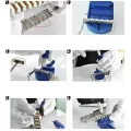 【ZIME】ELENXS Watch Band Link Remover Wrist Bracelet Strap Adjuster And 5 Pins Repair Tool Set. 