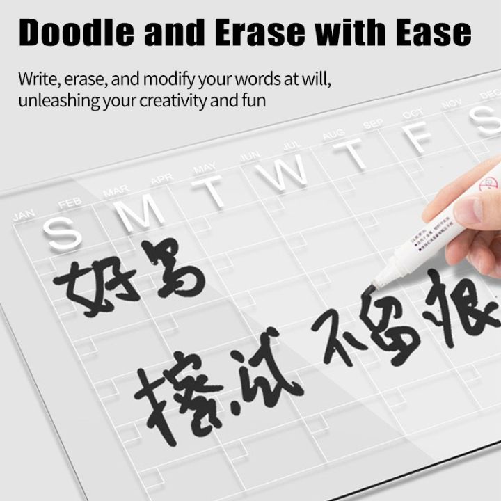 Refrigerator%20Sticker%20Acrylic%20Writing%20Board%20Message%20Board%20Schedule%20Clipboard%20Schedule%20Magnetic%20Suction%20Plate%20-%20Image%206