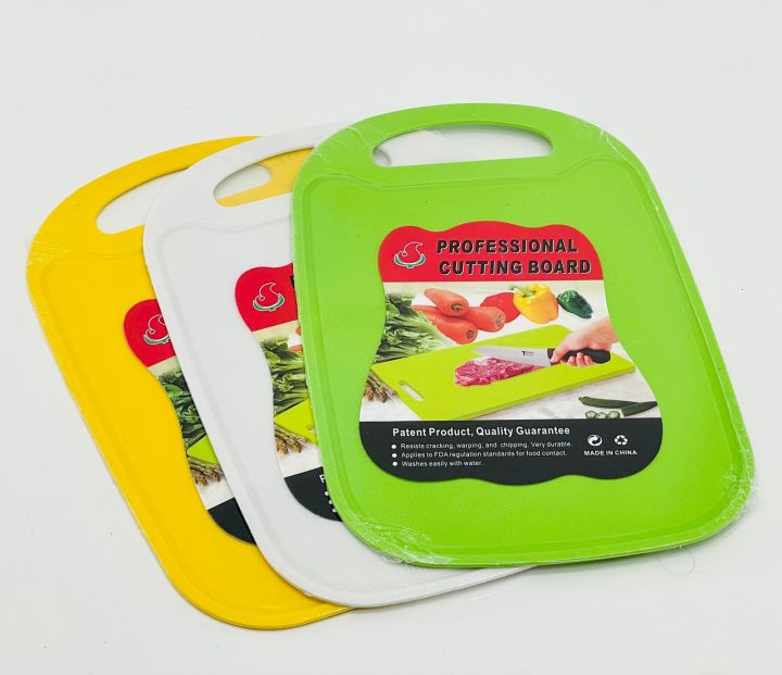 Plastic Chopping Block Meat Vegetable Cutting Board Non-Slip Anti Overflow with Hang Hole Chopping Board
