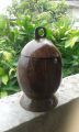 Coconut Shell Salt Container Lunu Polkatu Handmade. 