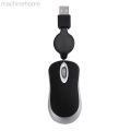 Lovely Mini Wired Mouse Retractable USB Cable Ergonomic Office Computer PC Laptop Gaming Mice. 
