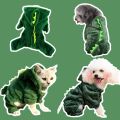 VibeVendor Dinosaur Costume For Dogs pets dino dog costume animal dog hoodie panda for maltese Safari costume for dog chihuahua clothes dog clothes for shih tzu dog jumpsuit for French Bulldog Dog onsie for chowchow. 