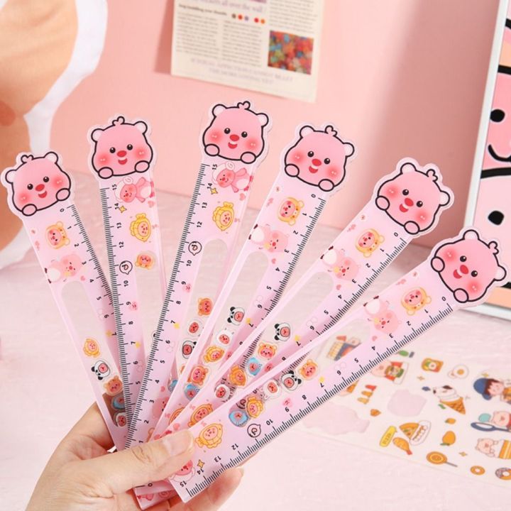 Stationery Kuromi Kitty Boring Shaking Toy Ruler Loopy Panda Kawaii ...