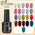 Monja 10ml Nail Art Gel Polish Pure Color UV LED Painting Gel Quick Drying Soak Off UV Varnish Manicure Beauty Tools. 