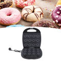 Mini Donut Maker Machine W/Adjustable Temperature Double Sided Heating Makes. 