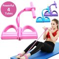 Pull Reducer Body Shape Trimmer Yoga Pull Natural Rubber Reducer Exerciser Fat Buster Home Gym Equipment and Bands Leg Hand Biceps, Legs Ankle Straps for Resistance Training, Physical Therapy,. 