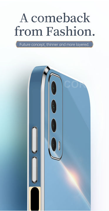 For%20Huawei%20Y7A%20Back%20Cover%20Shiny%20Plating%20Square%20Bumper%20Soft%20Silicone%20Shockproof%20Protective%20Case%20-%20Image%208