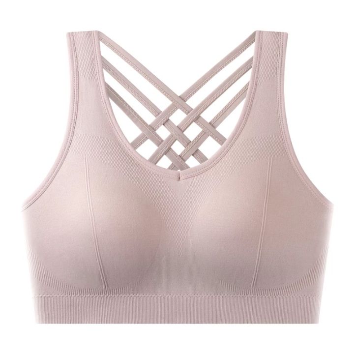 Yoga Bra Strappy Women's Fitness Workout Yoga Bra Strappy Sports Bras