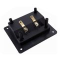 H4ga 2 Positions Junction Box Screw Clip Speaker Box Terminal Board Plate. 