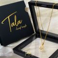 ShopSphere TALA hand made Necklace 18K Gold Star & Moon Pendant Jewelry Women Non-allergic With Premium Gift Box. 
