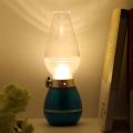 USB Charging Retro Candle Blow Led Table Light Restaurant LED Blowing Control Vintage Table Lamp,Electric Kerosene Lamp. 
