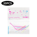 【ETOP】 Plastic Ear Piercing Maintenance Ear Needle Transparent Simple Invisible Ear Stick. 
