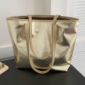 Luxury Designer Bag Women Handbag Large Tote Sliver Gold Shoulder Bag Simple Handle Handbags Solid Color Soft Shopper Purse Bag. 