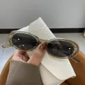 ZEBF-Fashion Small Oval Frame Sunglasses for Women Classic Men's Vintage Sun Glasses y2k Outdoor Leisure Eyewear UV400 Oculos De Sol. 
