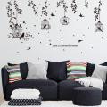Butterfly Bird sticker plants room wallpaper bedroom nursery window decor. 