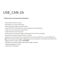 2X CAN Bus Analyzer CANOpenJ1939 USBCAN-2A USB to CAN Adapter Dual Path Compatible ZLG. 