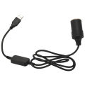 USB 5V To 12V Car Lighter Socket Power Female Converter Adapter Cable. 