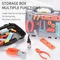 Kids Toy Power Tools Set - Construction Working Tools Set - Educational Pretend Role Play Set with Storage Box. 