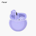 Facai 【New design】Earphones Pro6 Wireless Bluetooth Headset Stereo Binaural Affordable Tws In-Ear Macaron J6 6 Th Generation Bluetooth Headset. 