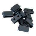 10x Rubber Watch Band Loop for BA100 GA100 Retainer Black 20mm. 