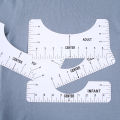 5Pcs T-Shirt Alignment Ruler For Guiding Tshirt Measurement Ruler Tool Drafting. 