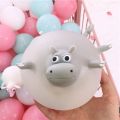 【chick】 Soft Rubber Inflatable Chicken Hippo Balloon Animal Stress Squeeze Prank Gift. 