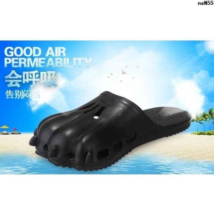 Home%20Cartoon%20Cat%20Baby%20Boy%20and%20Girl%20Summer%20Sex%20Super%20Explosion%20One%20Couple%20Slippers%20Paw%20Claw%20Beach%20Non-Slip%20Slippers%20Hand-Shaped%20Brush%20?%20-%20Image%202