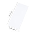 100x White Cardboard Thick DIY Cardboard Sheets For Painting Making Menus. 