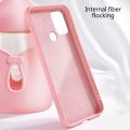 Biruiqu For Infinix Hot 10 Play Case Liquid Silicone Soft Gel Rubber Shockproof Cover. 