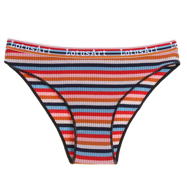 Striped Women Panties Fashion Brazilian Panties Fashion Ladies M-XXL Bikinis Panties Soft Underwear