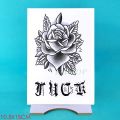 tatto sticker waterproof 1 month tatoo sticker water proof men 30 days Waterproof Temporary Tattoo Sticker Rose Flower Hand back tatto Art flash tatoo tattoos for women men. 