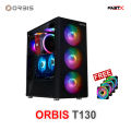 Orbis T130 RGB Gaming PC Case (4 Free RGB Cooling Fans)  Fantech casing  t 130. 