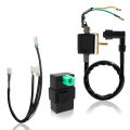 4-Pin CDI Box Ignition Coil Wiring Harness Kit for Quad ATV Pit Bike. 