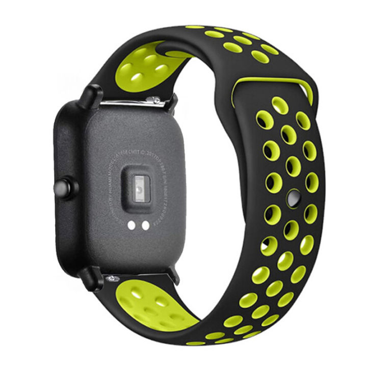 NEW 20mm/22mm Silicone band For Amazfit GTS 4/3/2/2e/2 4 Mini GTR 4/2/3 Pro/47mm/stratos 3/2 Watch Bracelet correa Amazfit bip strap