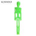 Skull-shaped Toys Skeleton Toy 4pcs Bright Color Lightweight Eco-friendly Halloween Stretchy Decompression Toys for Children Tpr Skull Toys. 