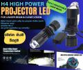 Car LED Projector Headlight Laser Beam H4. 