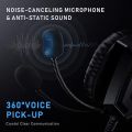 HP H320 Gaming Headphone 3.5mm Jack & USB Wired With Mic High-Quality Bass Sound Comfortable Wearing Durable Ear Cushion Black On-Ear Headphone. 