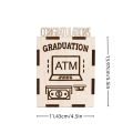 2025 Graduation Money Gift Wood Money Box For Cash Gift Money Pull Box Gift 2025 Grad Suprise Graduation Money Holder For Cash. 