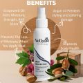 VELLASIO Classic Heat Protection Spray For Hair Straightener With Argan Oil, Grapes Seed & Heat Protector Hair Spray (Classic Collection Hair Spray) White Bottle, Pack of 1  150ML (FROM INDIA)SAB. 
