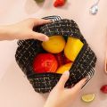 【HUT】 Portable Bento Bag Thermal Insulated Canvas Lunch Bag School Work Lunch Bag Food Fresh Cooler Bag Picnic Storage Ice Bag Pouch. 