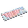 87Pcs/Set Key Caps Color Light-proof Keyboard Keycaps Replacement Cap. 