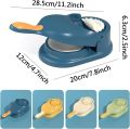 2 In 1 Dumpling Maker, Manual Dumpling Skin Maker Dumpling Moulds, Multifunction DIY Manual Dumpling Press Molds Set ,Easy-tool for Dumpling Make, Dumplings Skin Artifact Tool (Multi color). 