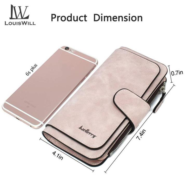 LouisWill%20Long%20PU%20Leather%20Zipper%20Wallets%20for%20Women%20-%20Image%204