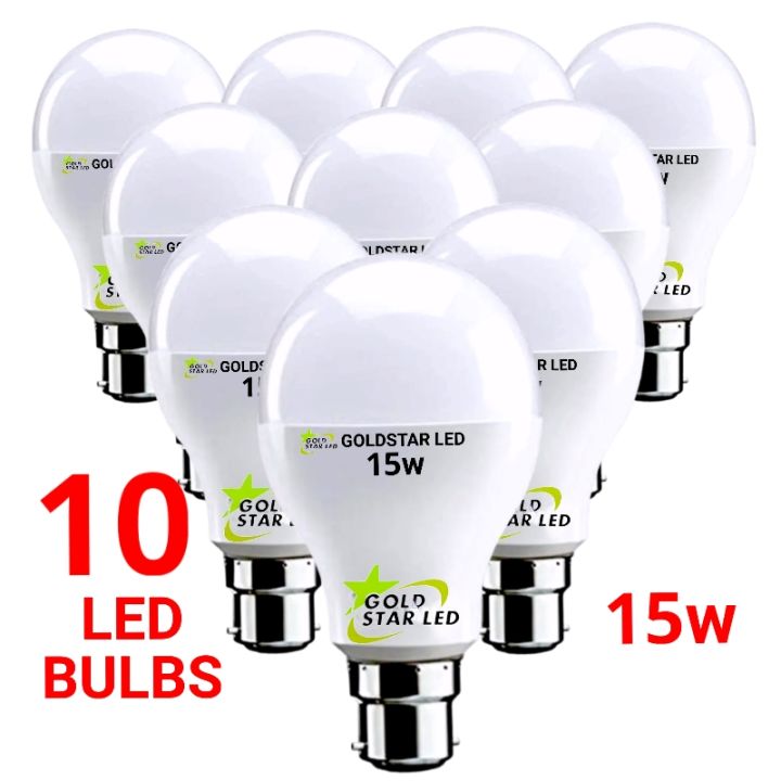 15 W LED BULB QUALITY  GOLDSTAR BRAND  -- B22/Pin Type --  ( 12 MONTH WARRANTY )